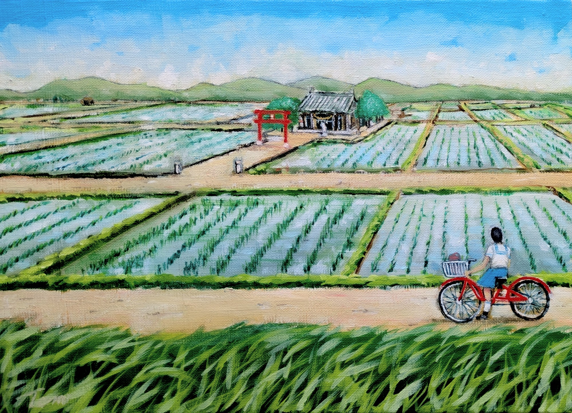 初夏の田園 — Artmeter™