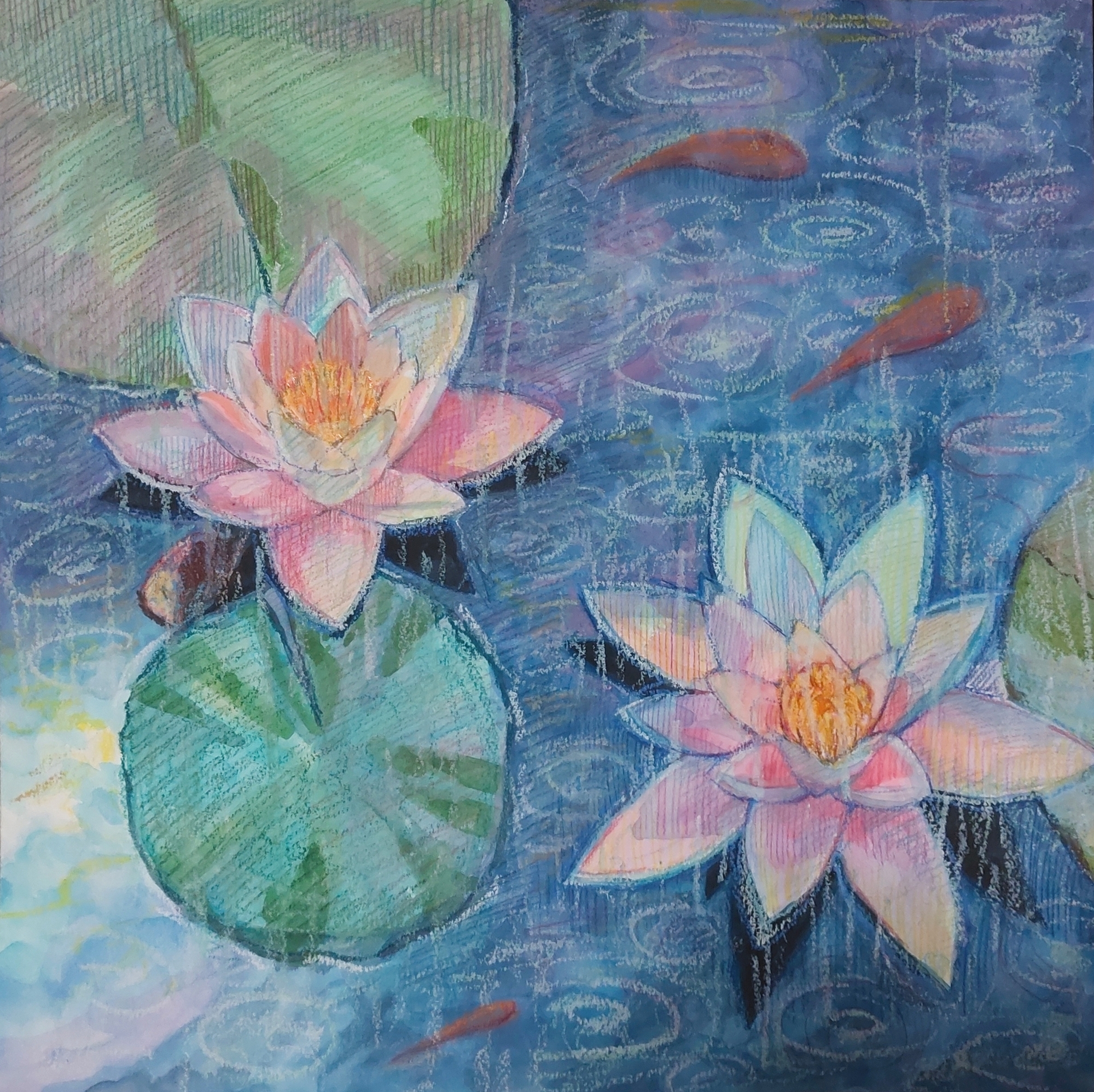 睡蓮5『私は今泣いています』 — Artmeter™
