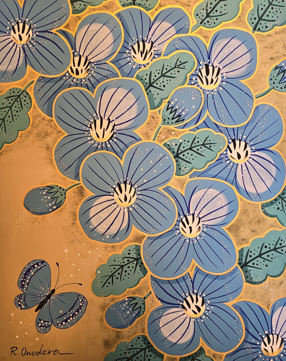 Flower32(Japan wildflowers and butterfly)Giclee1/5 — Artmeter™