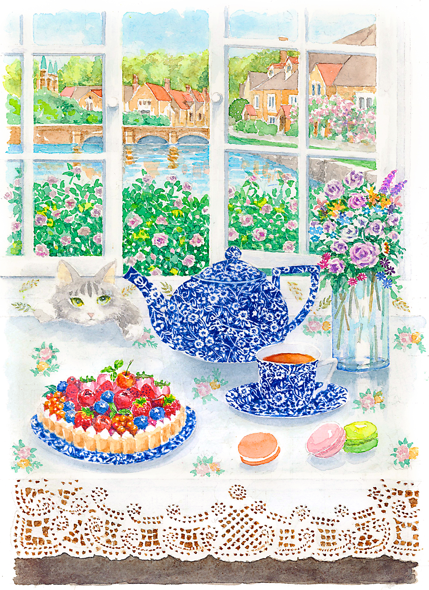水彩画 　　ワイキキ　ロイヤルハワイアンホテル 館内施設 | ハワイ・ワイキキのホテル - ロイヤルハワイアン