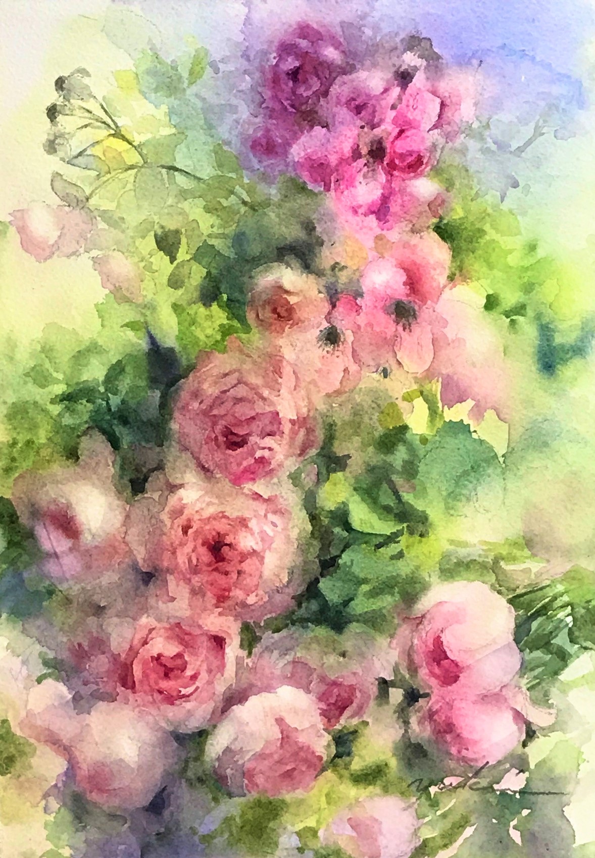 薔薇園にて — Artmeter™