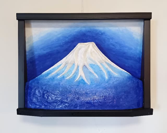 青富士」(3D絵画) — Artmeter™
