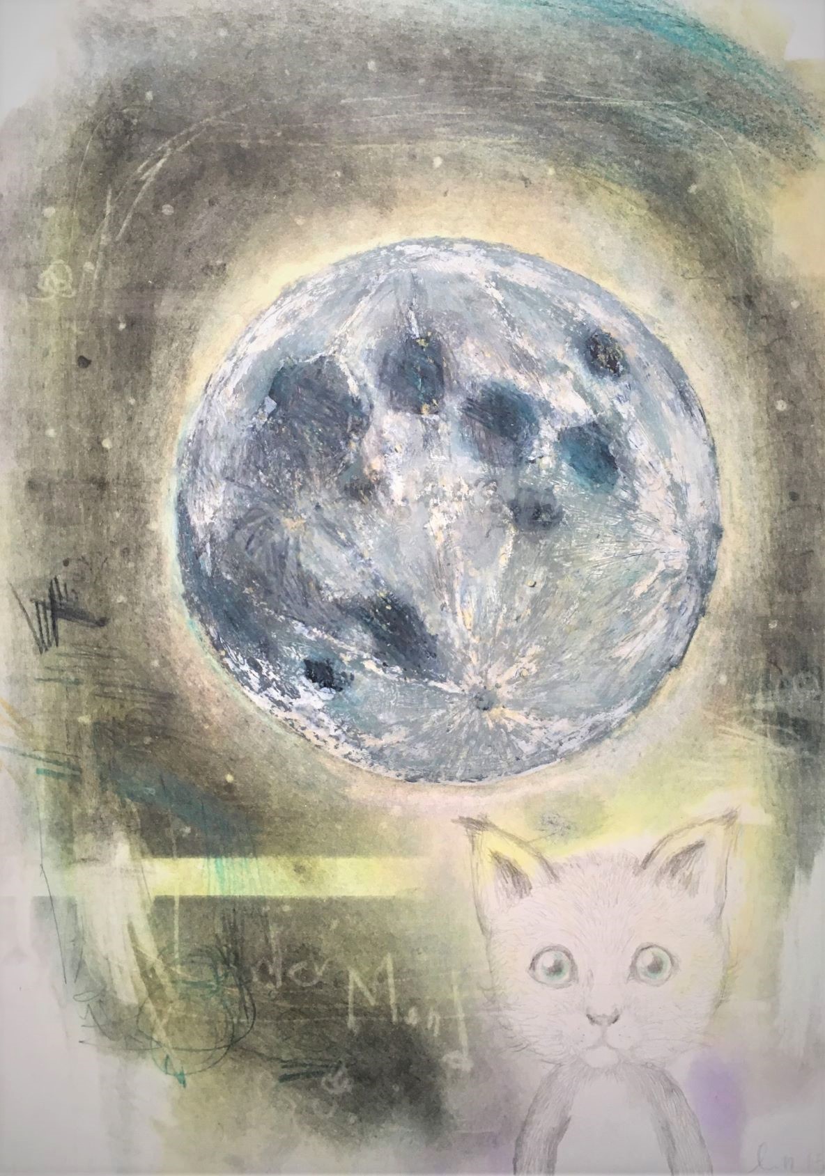 月のねこ2 — Artmeter™