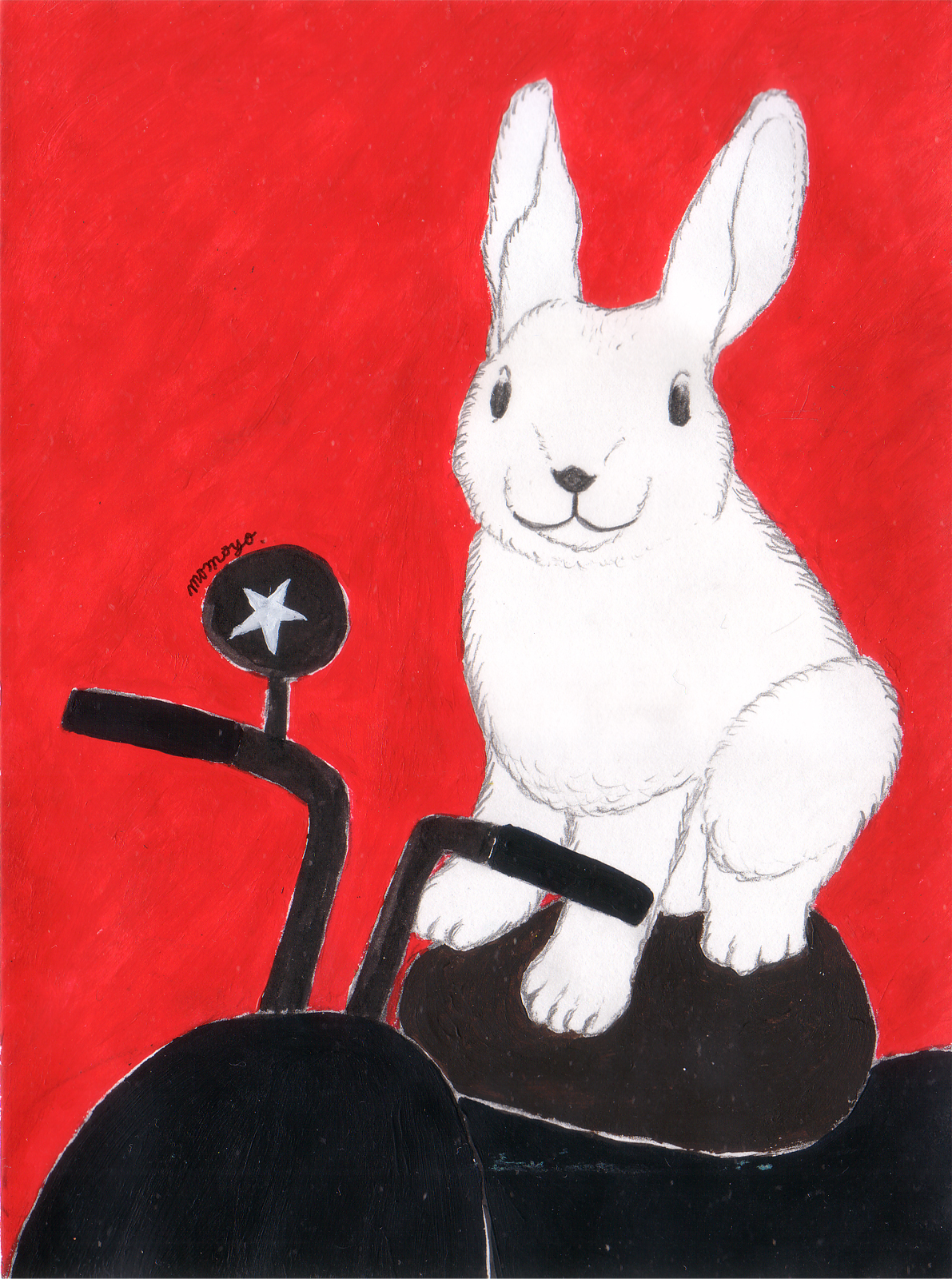うさぎのバイク — Artmeter™