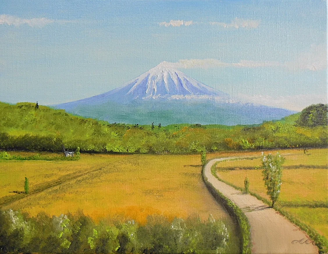 春椿と富士山 f－6号 — Artmeter™