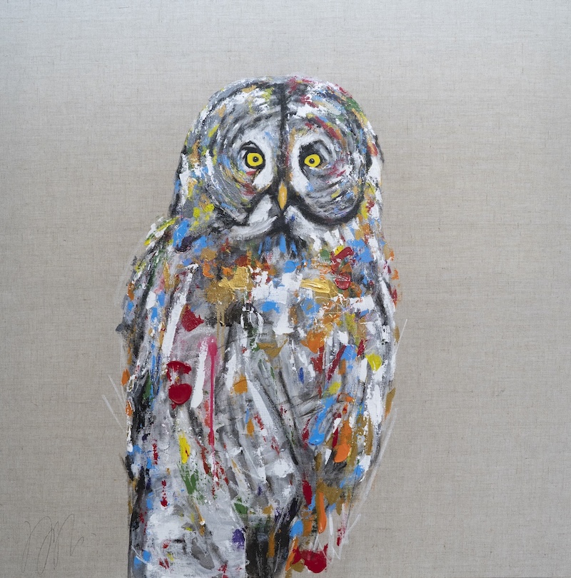 チロルアート　ふくろうメタトロン owl / フクロウ — Artmeter™