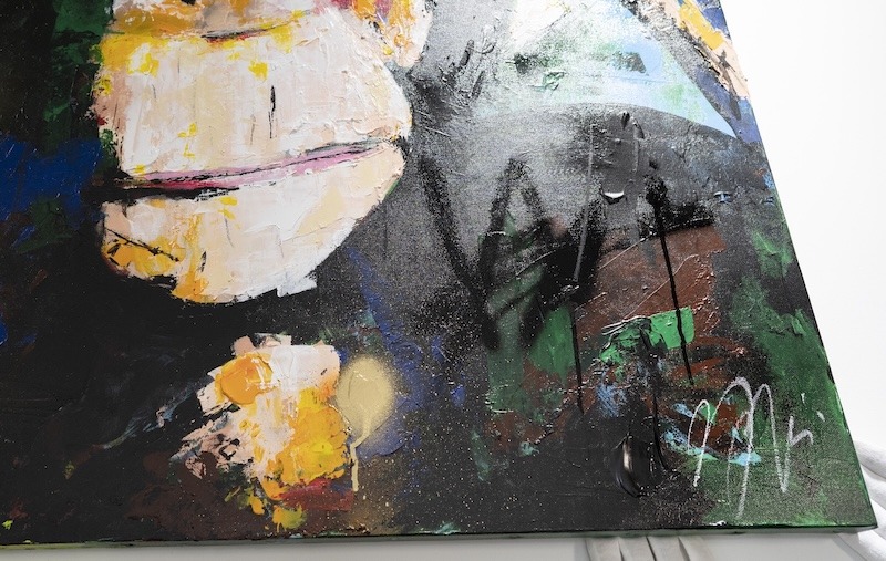 モダンアート new art. サイズ 約45.5×38㎝ 原画 キャンバス（F8サイズ） おすすめの