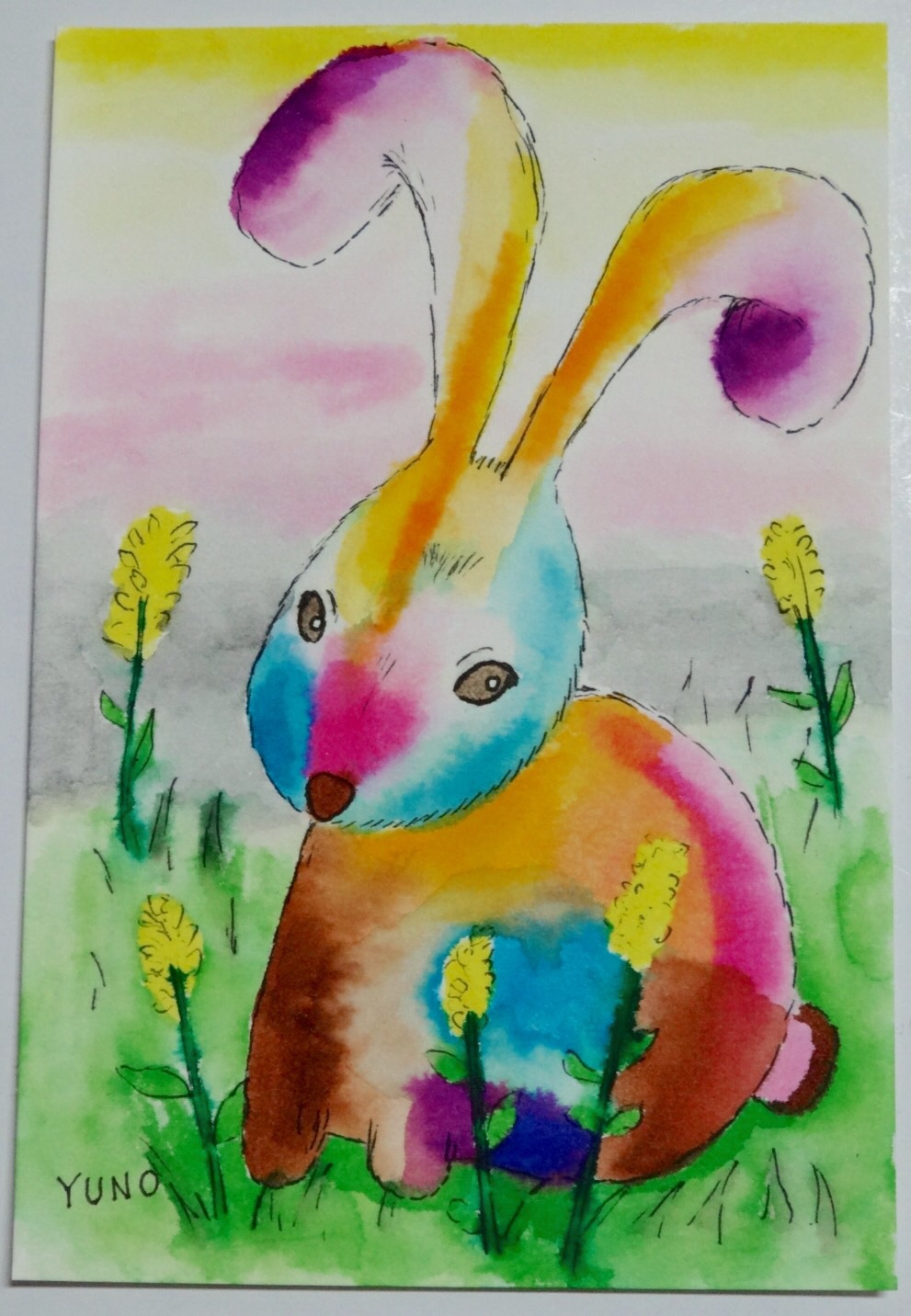 カラフルなうさぎ。 — Artmeter™
