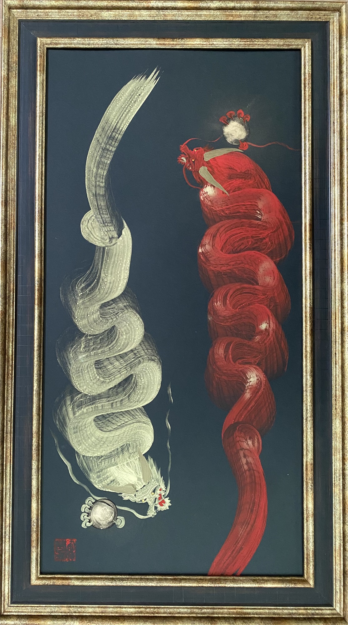 一筆龍『翔双龍』 — Artmeter™