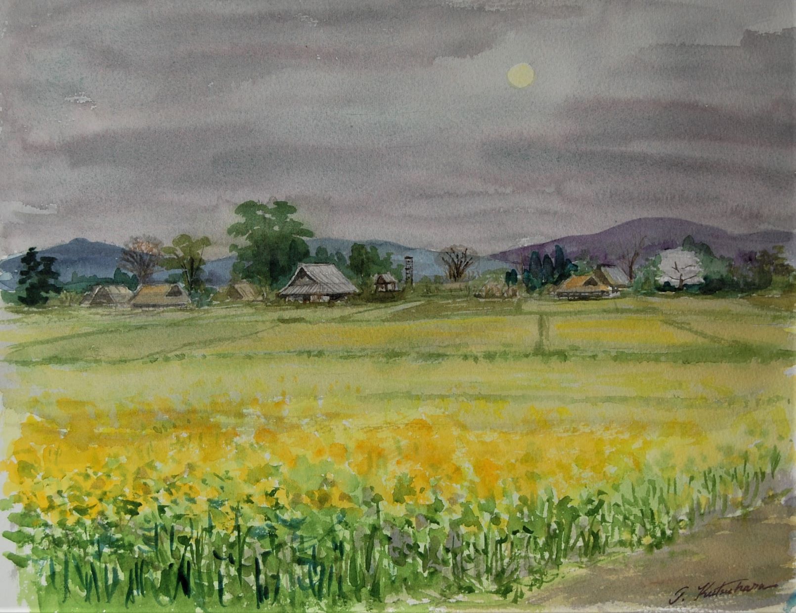 菜の花畑 — Artmeter™