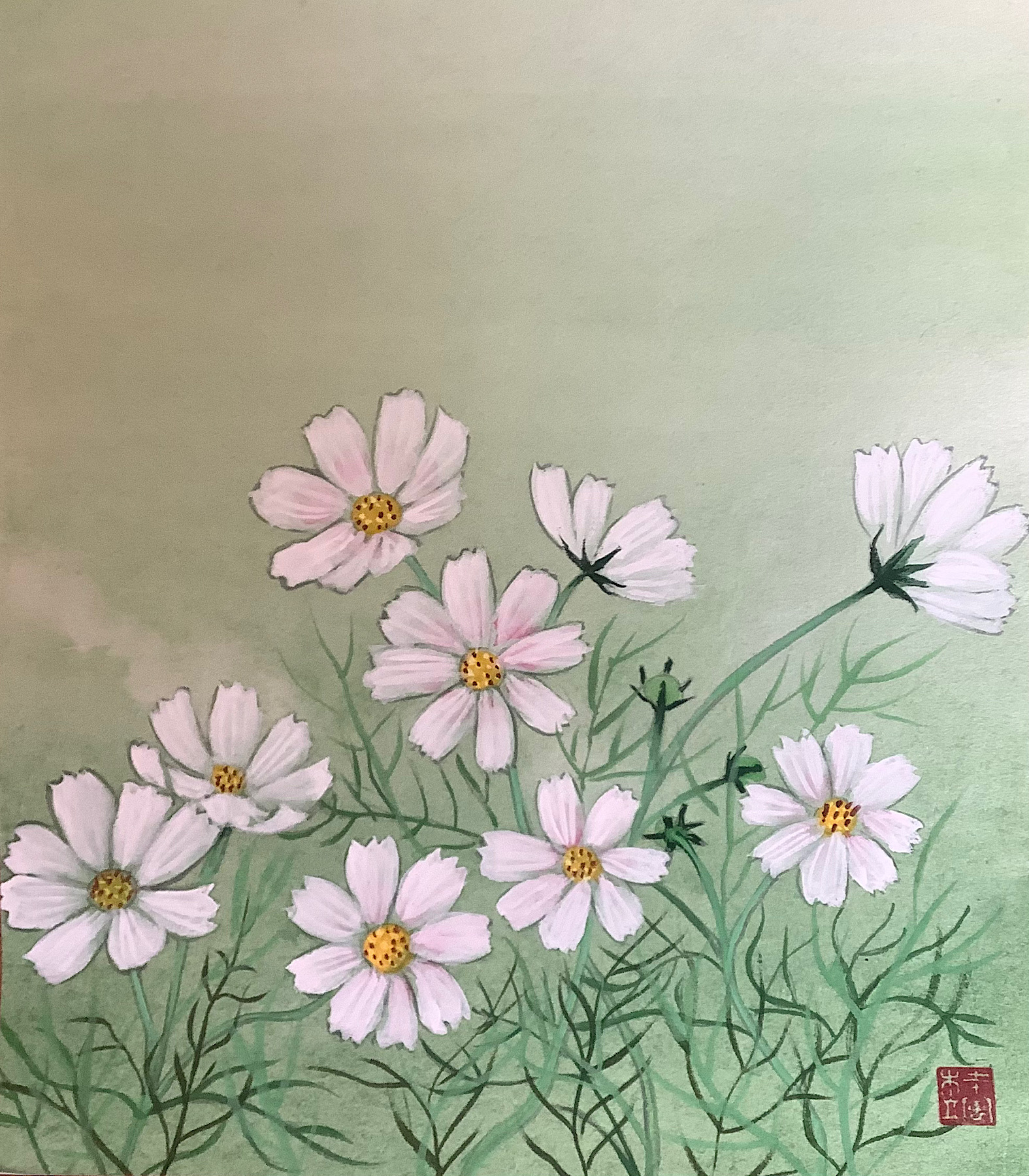 コスモスの花 — Artmeter™