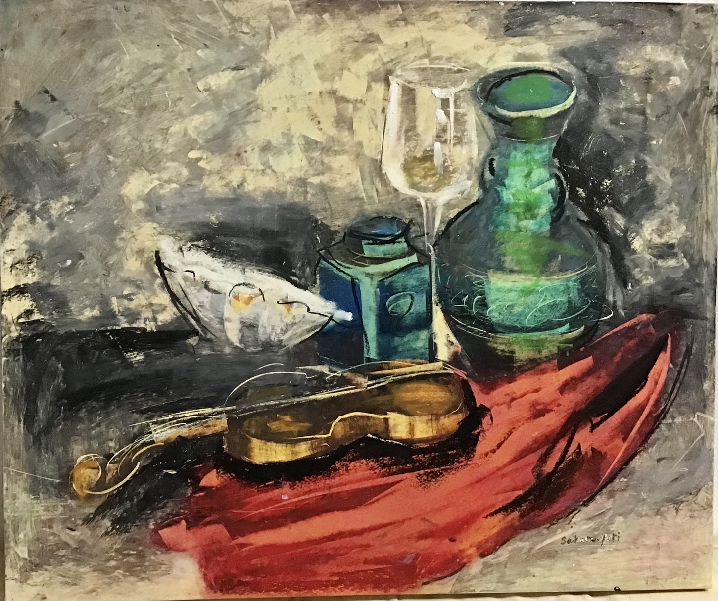 野菜静物画 油彩画　Tateya アートプリント | 野菜のある静物 絵画