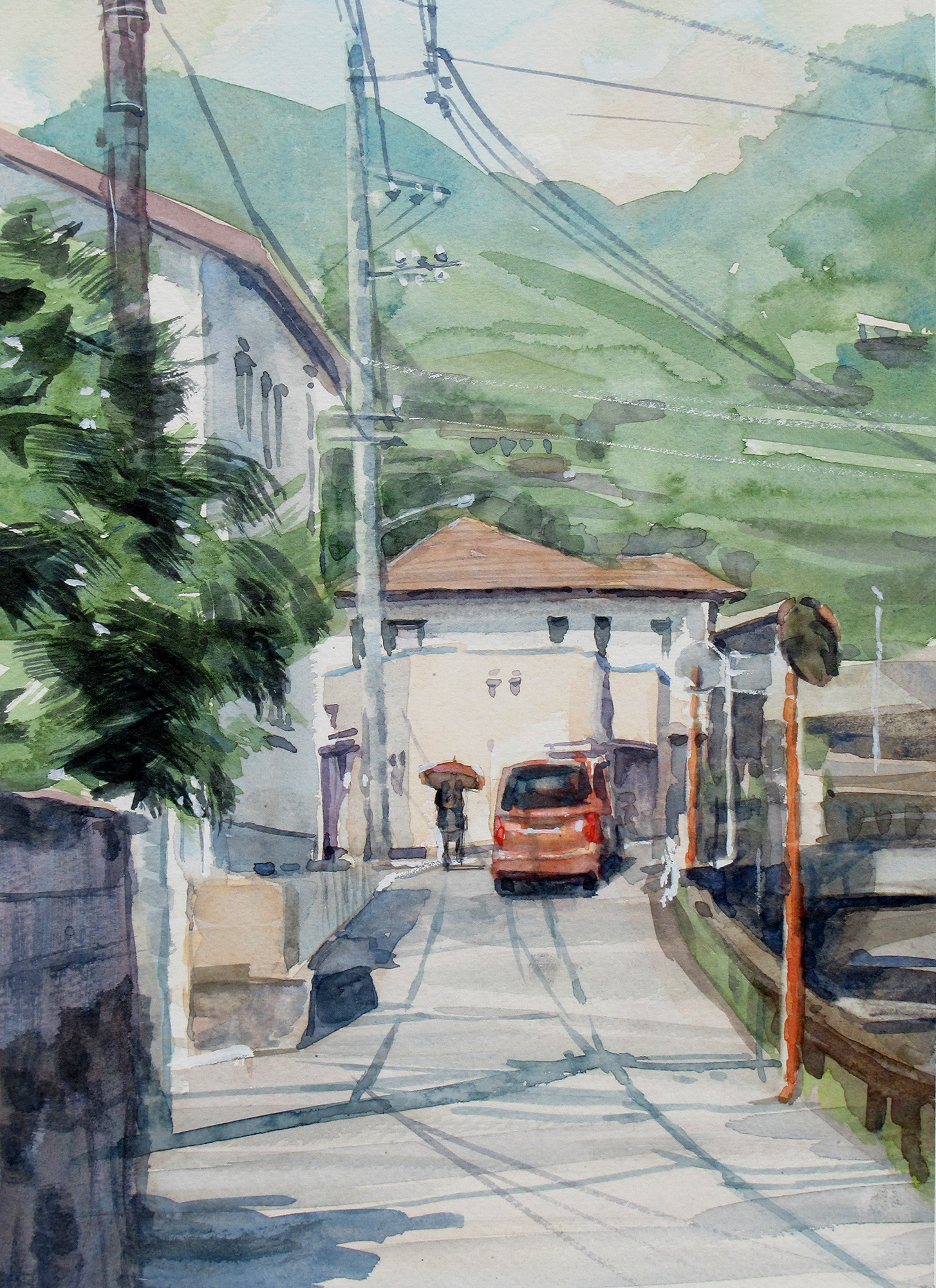 別府、河辺の風景 — Artmeter™