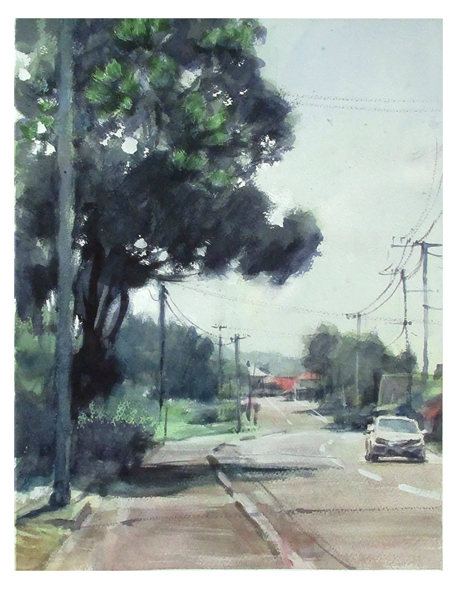 【真作】絵画　日本画6号　珠江　風情ある舟行の情景　優雅な水辺風景画　Y78 渡邊版 川瀬巴水 後摺H-39 舟津の秋 | 創業1909年 川瀬巴水 版元の銀座