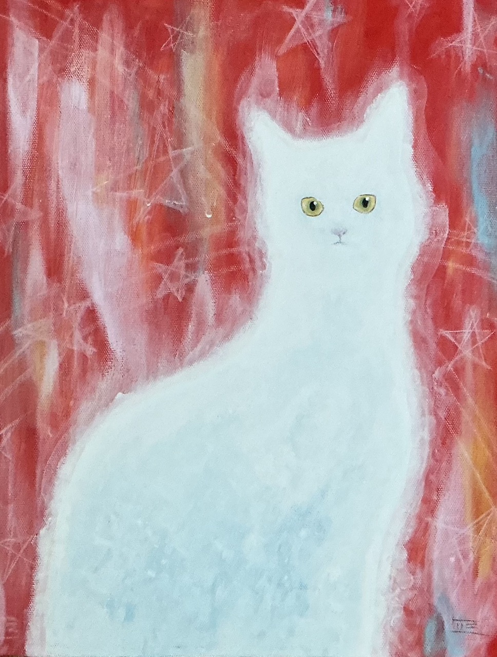 見つめる猫 — Artmeter™