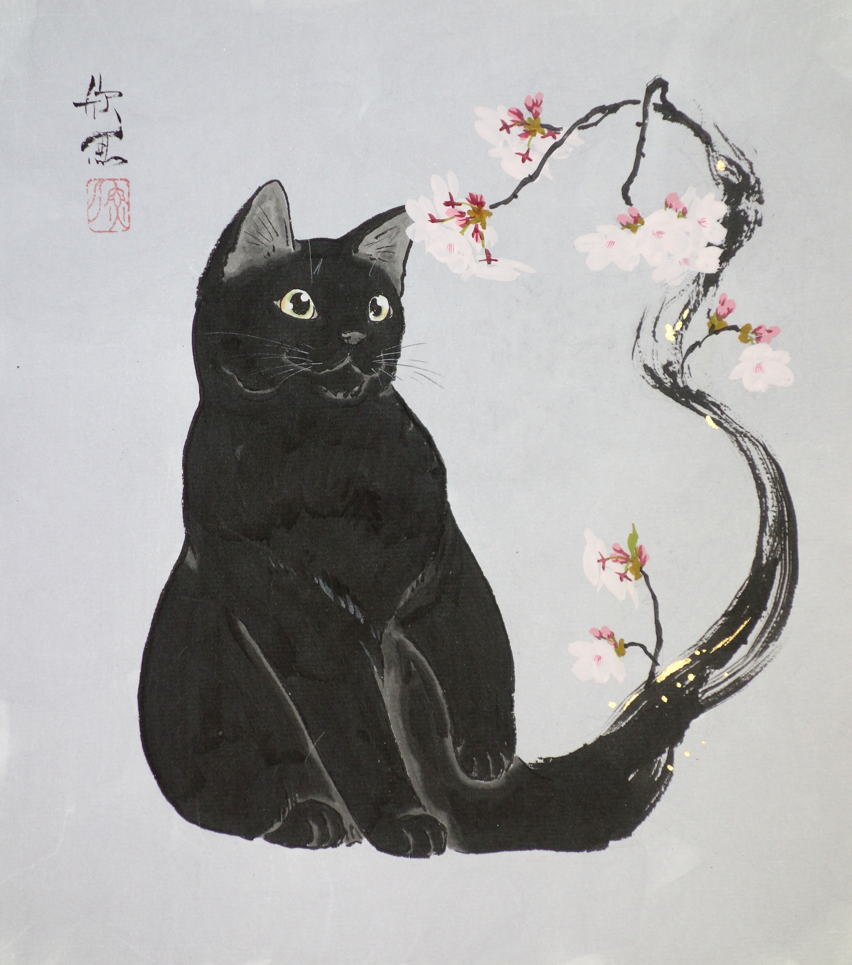 桜黒猫 — Artmeter™