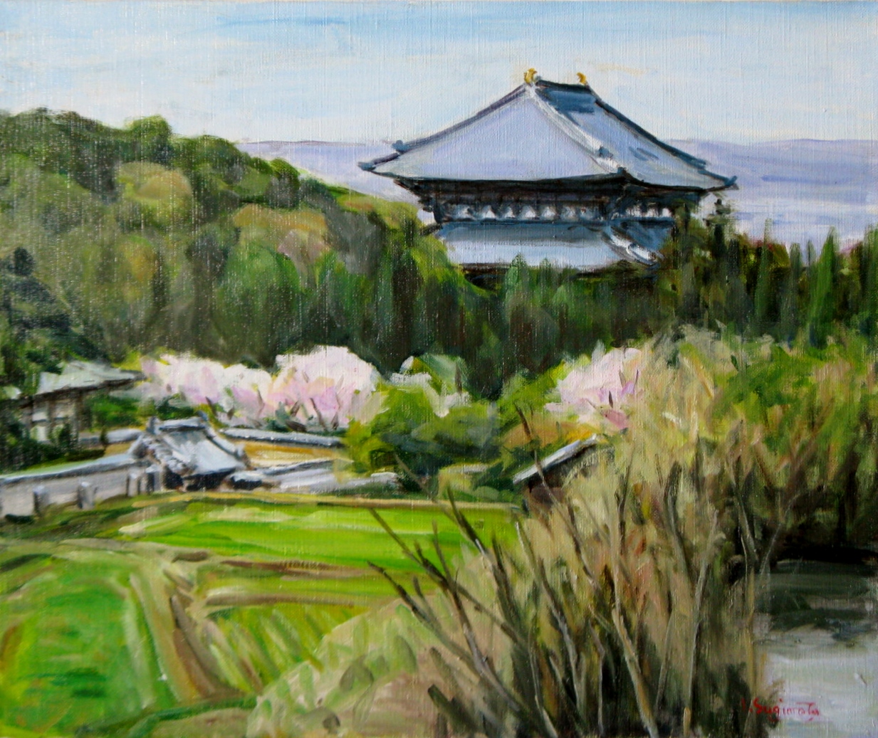 大仏殿の春 — Artmeter™