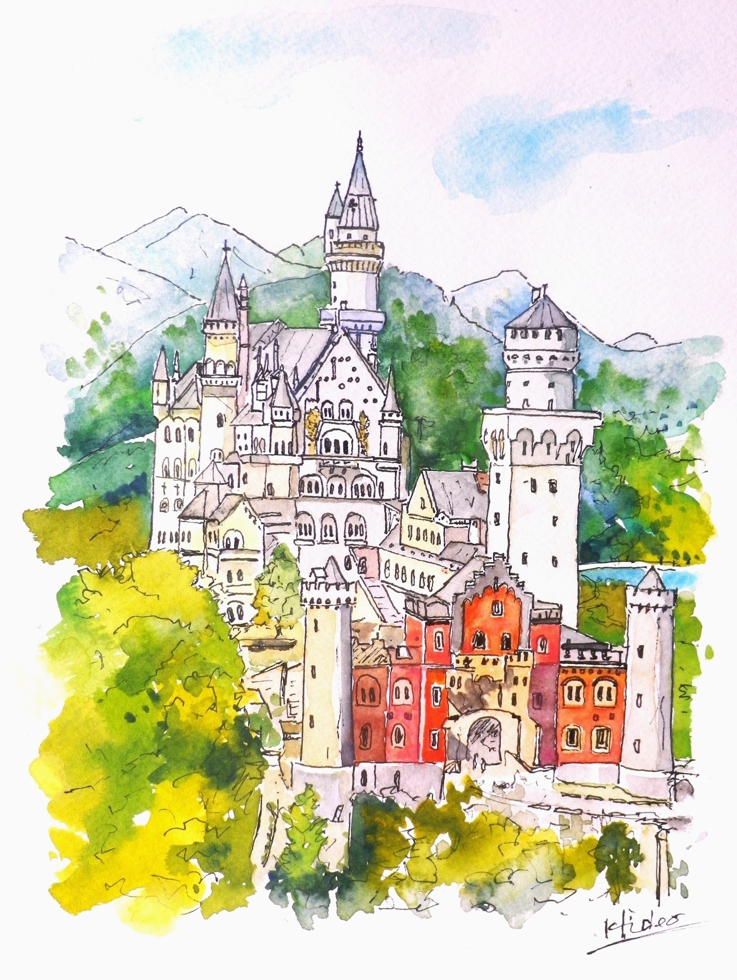 ノイシュバンシュタイン城 — Artmeter™