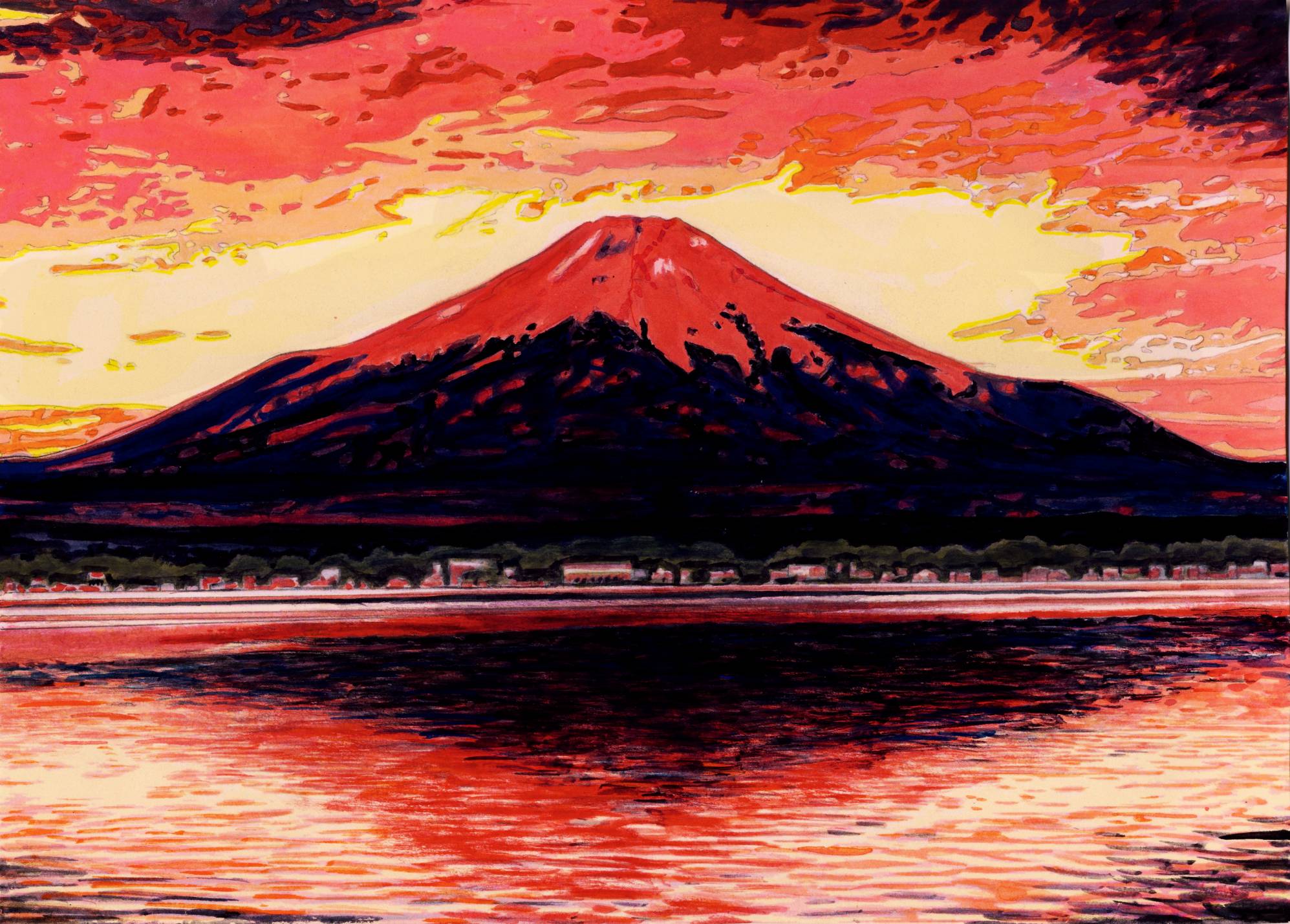 赤富士 — Artmeter™