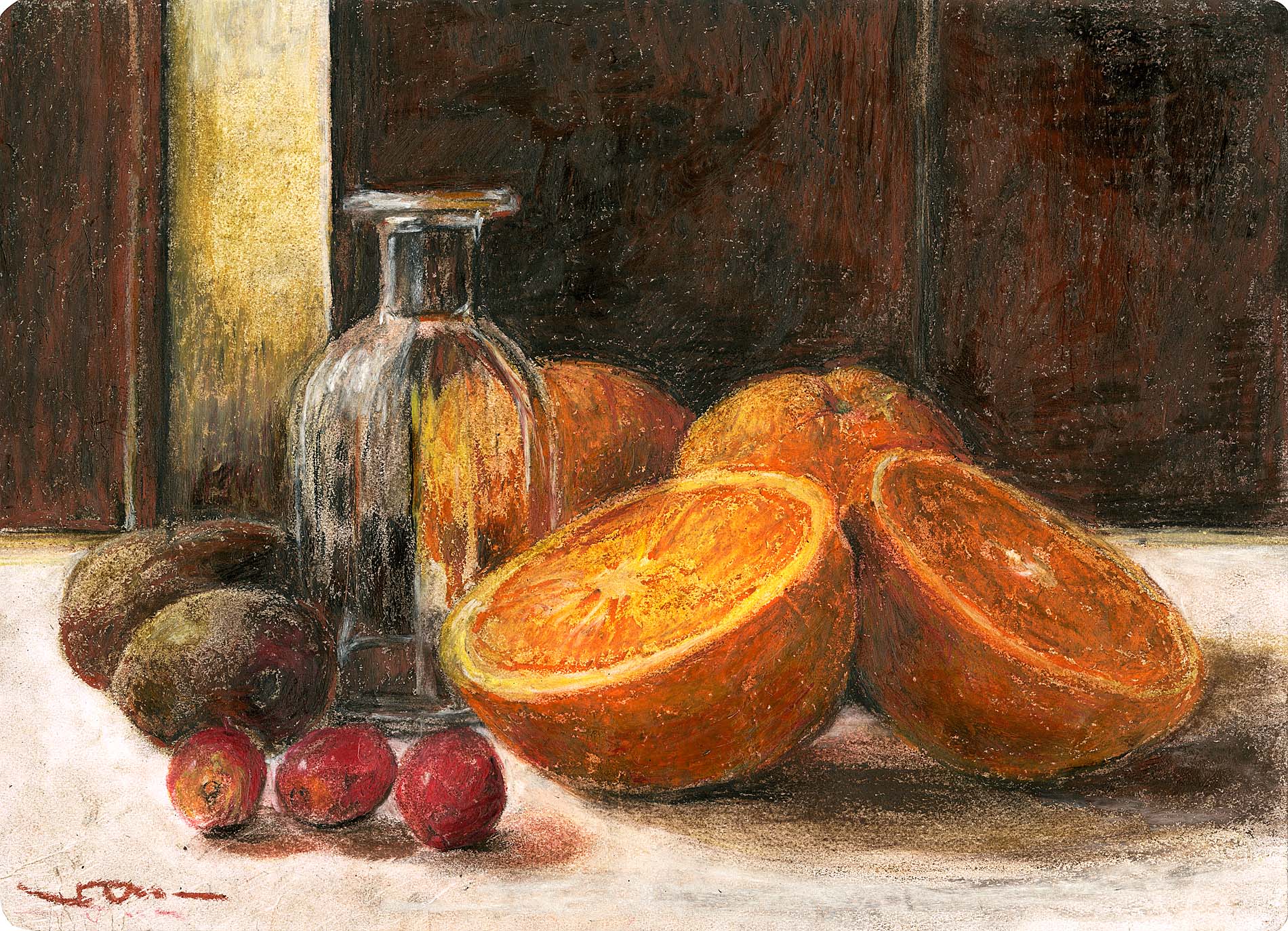 オレンジのある静物 — Artmeter™