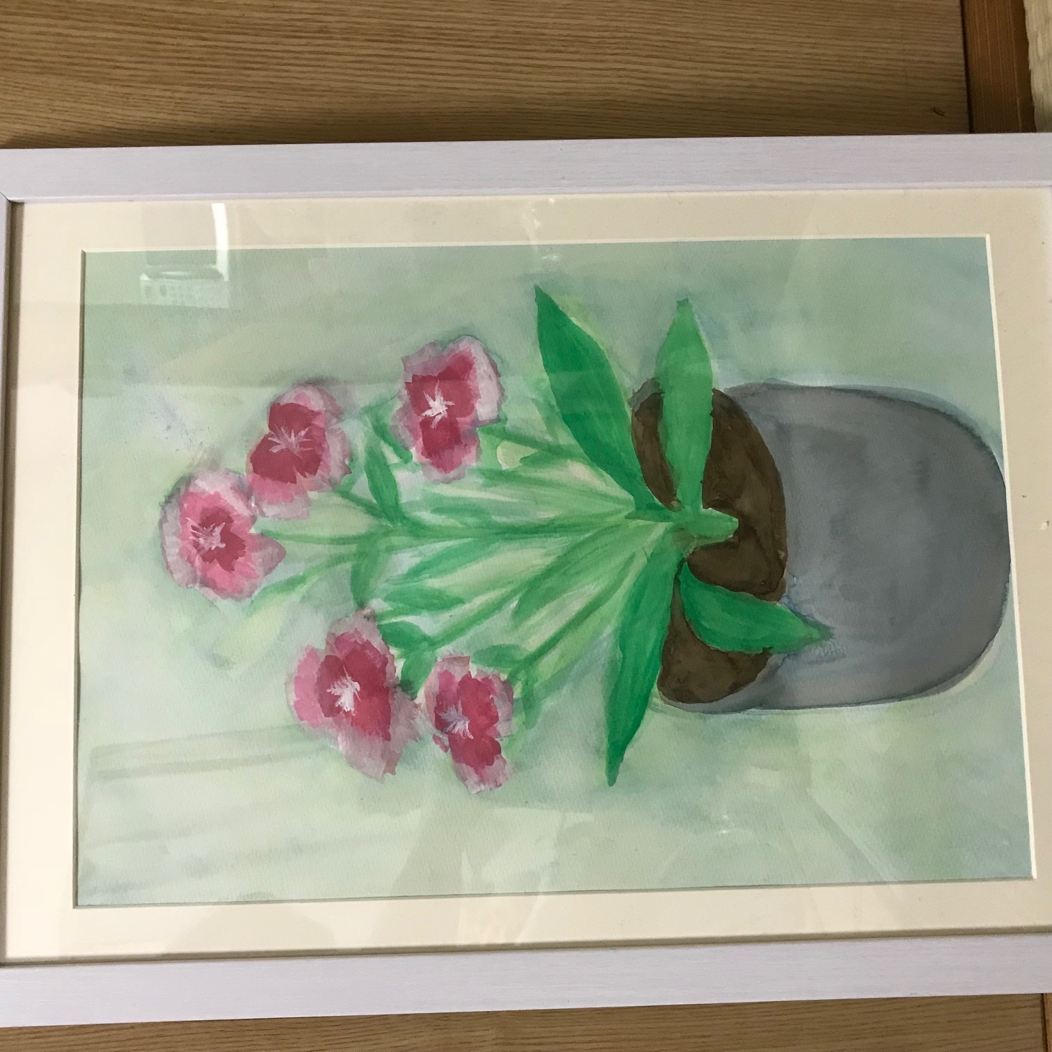手作り額付作品 「なでしこニャンコ」 なでしこ — Artmeter™
