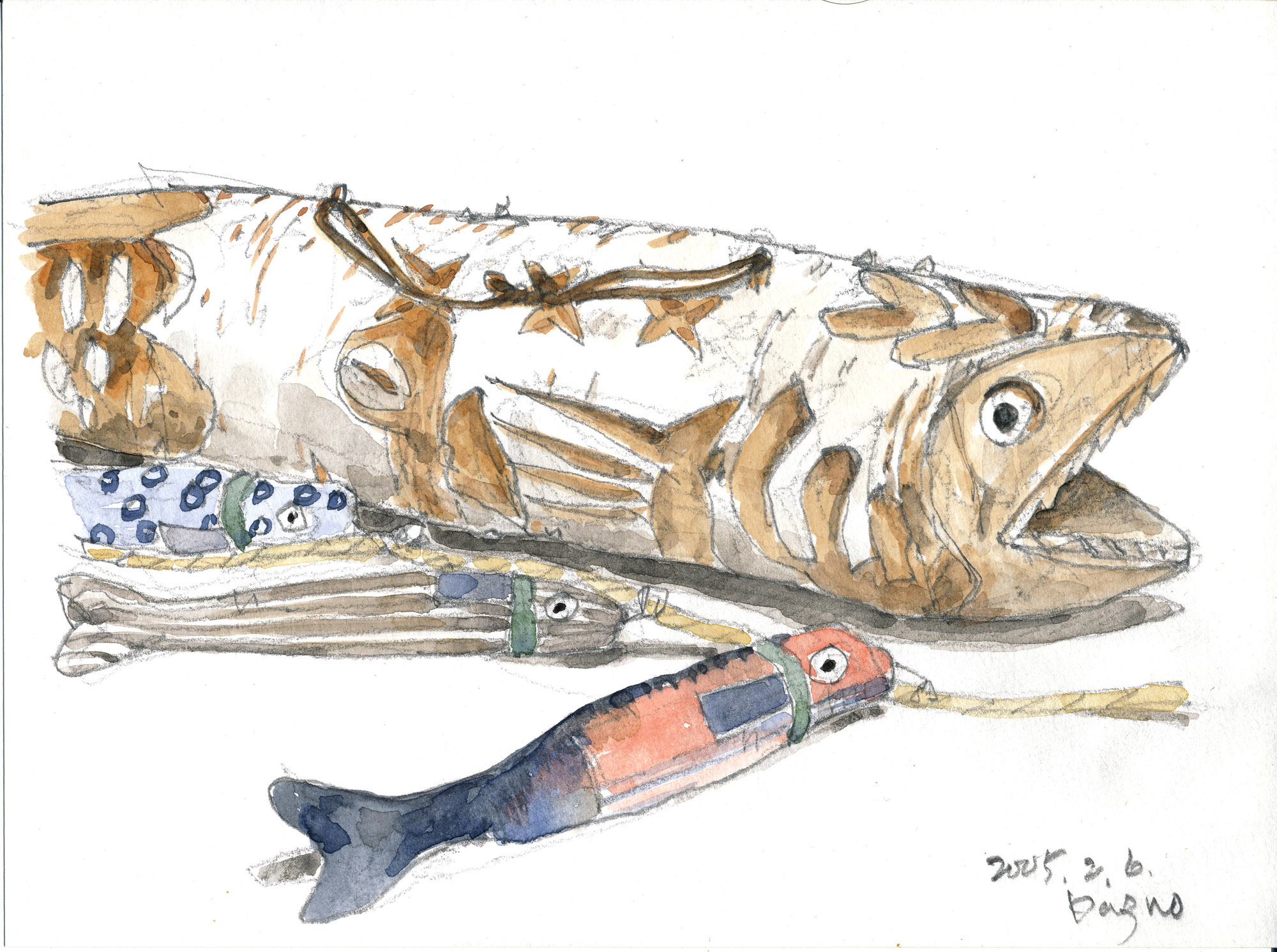 木彫りの魚 — Artmeter™