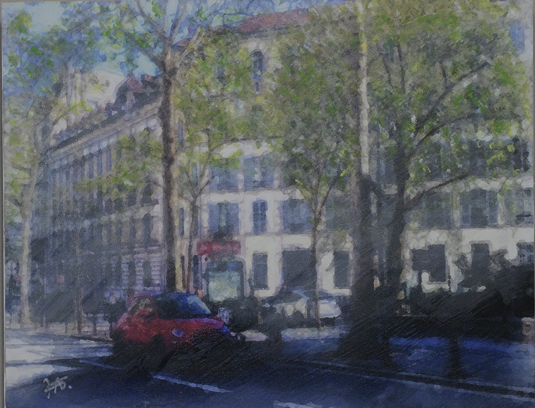 早春の街角 — Artmeter™