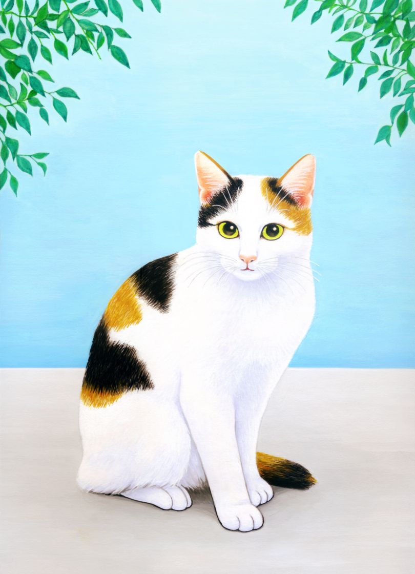 水辺の三毛猫 — Artmeter™