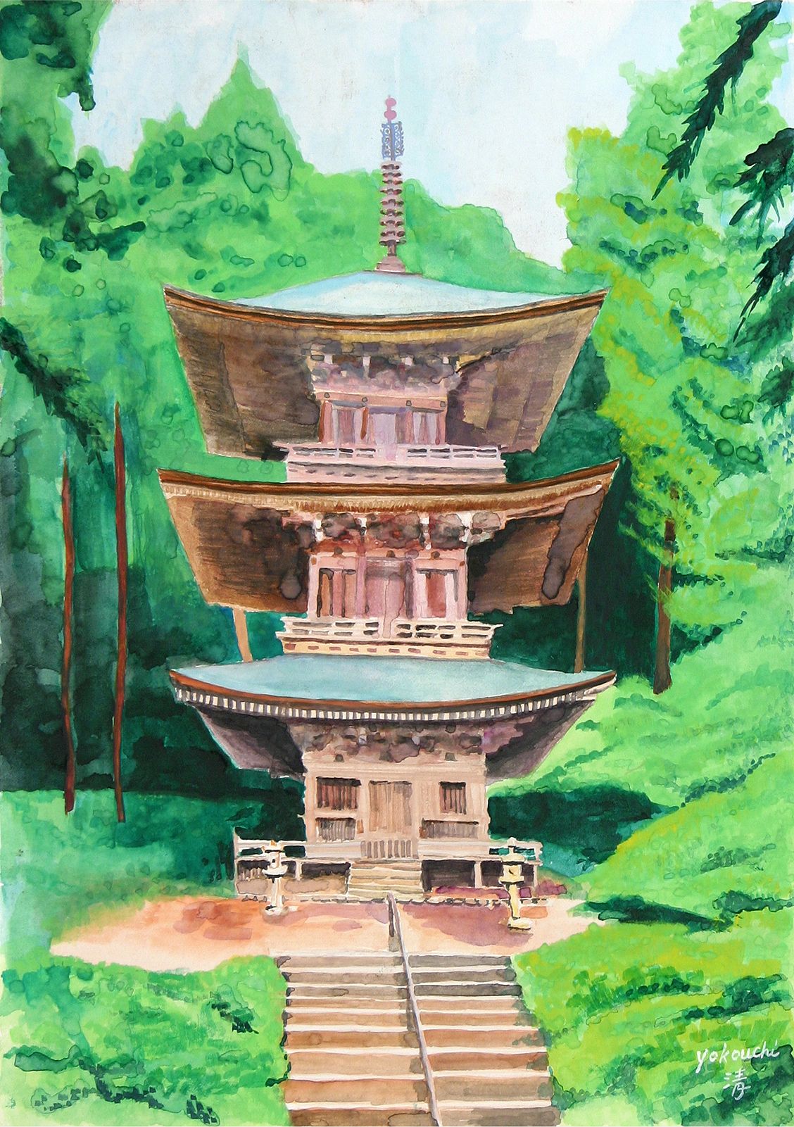 明通寺・三重塔 — Artmeter™