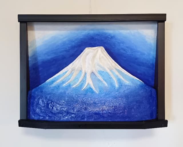 「青富士」（未来絵画） 青富士」(3D絵画) — Artmeter™