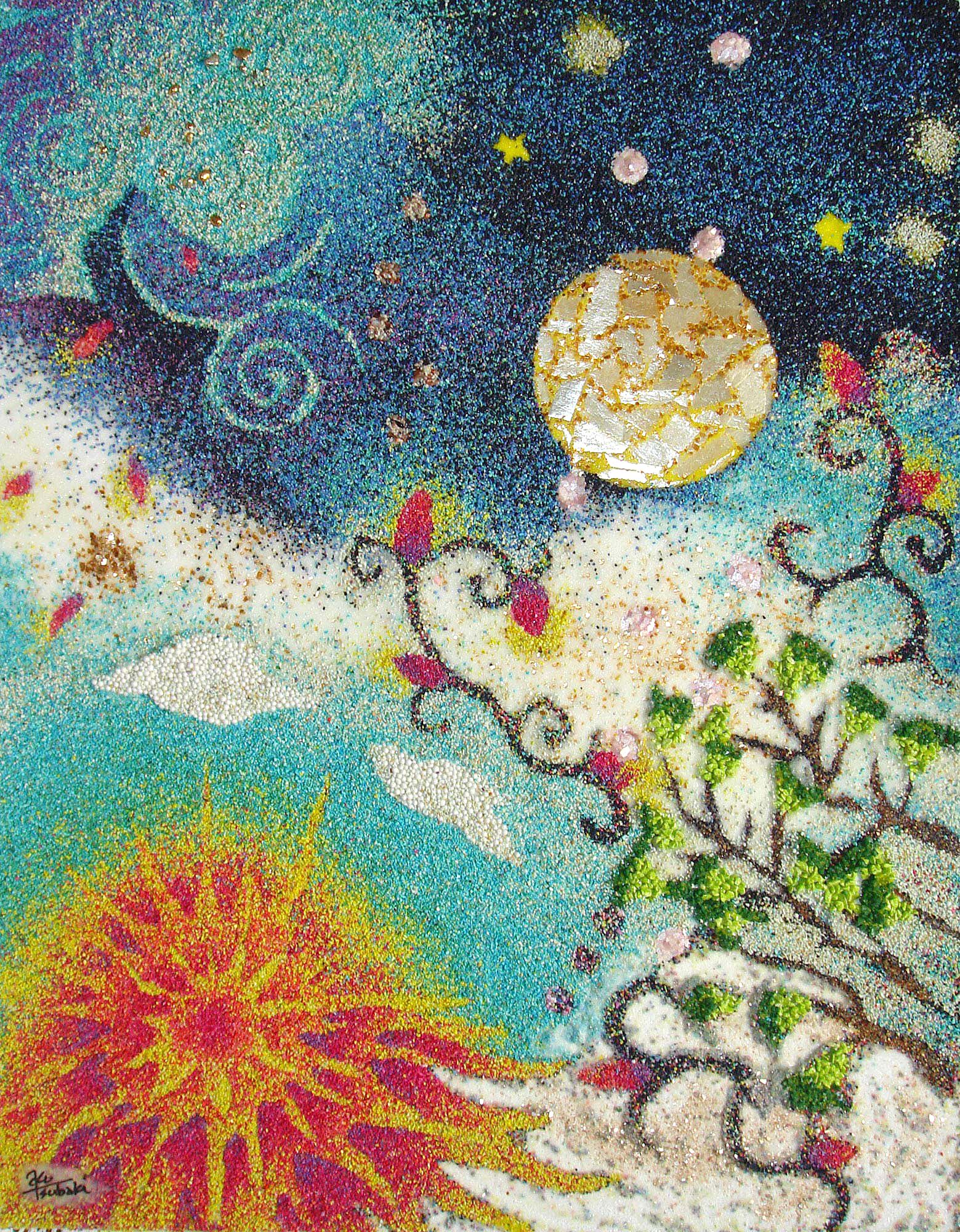 太陽と月 — Artmeter™