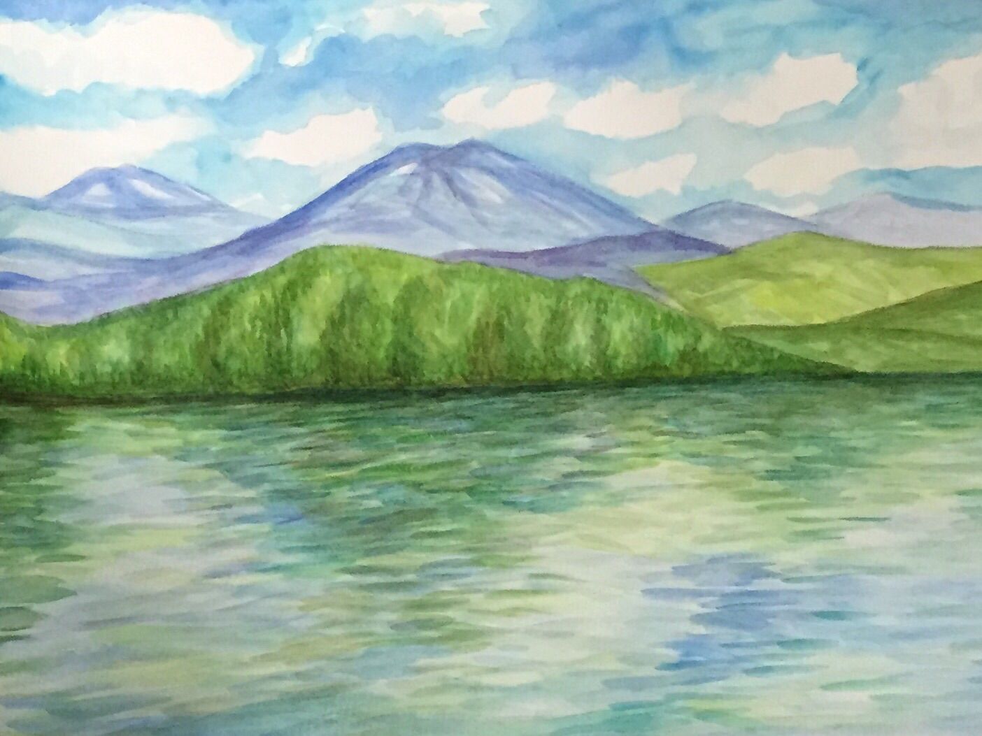 湖畔の風景 (蓼科湖) — Artmeter™