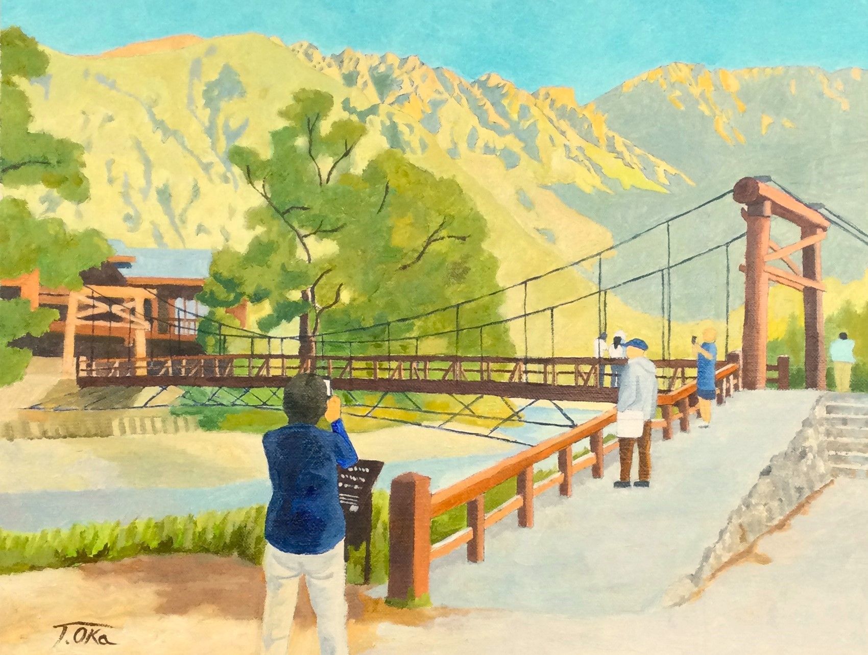 上高地・河童橋 — Artmeter™