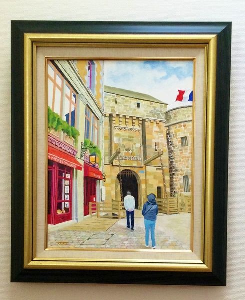 モン・サン・ミッシェル 通行証 2017-2018　ウォールアート Amazon｜モンサンミッシェル フランス 海外風景 世界遺産 はって