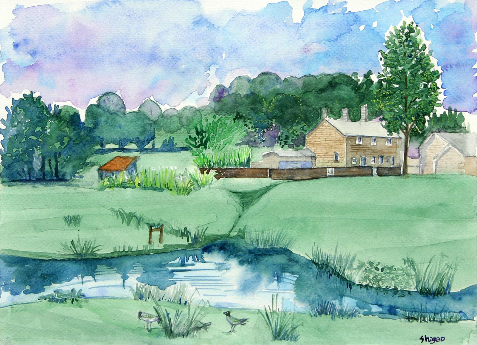 イギリスの田園風景 — Artmeter™