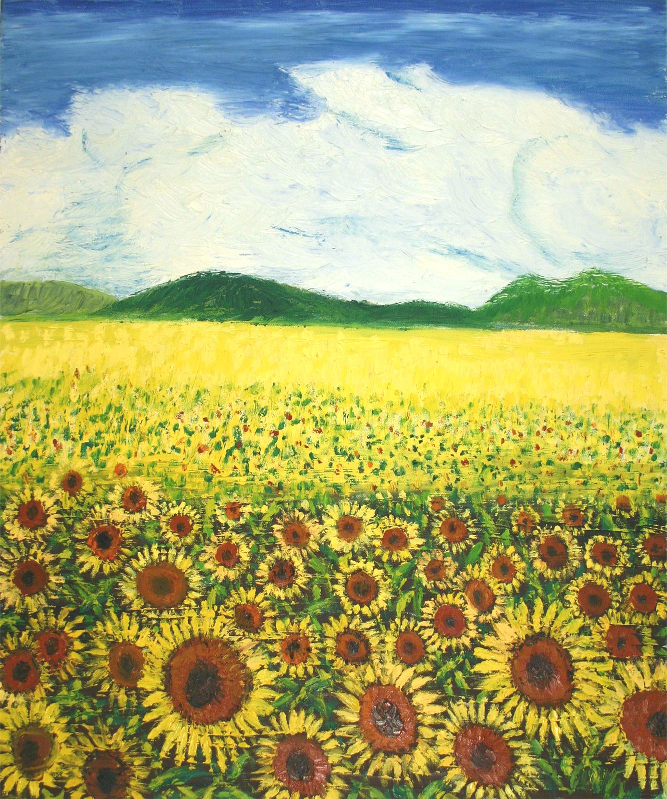 ひまわり畑 — Artmeter™