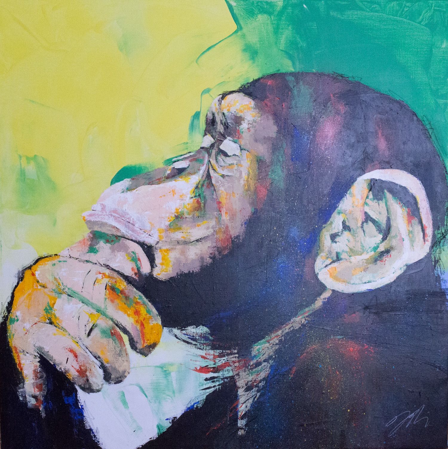 MONKEY MARK コズミック・パラシュート グラフィックアート A1サイズ Amazon.com: Studio B Monkey Mushroom - Non-Flocked Blacklight