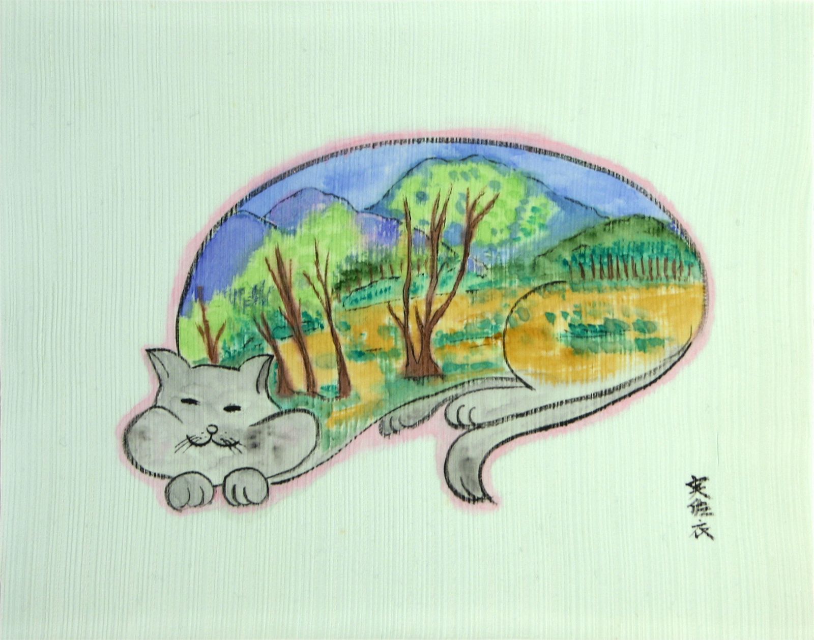 夢見る猫 その1 — Artmeter™
