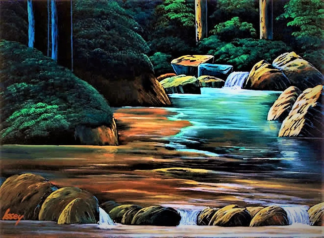 渓流風景112 — Artmeter™