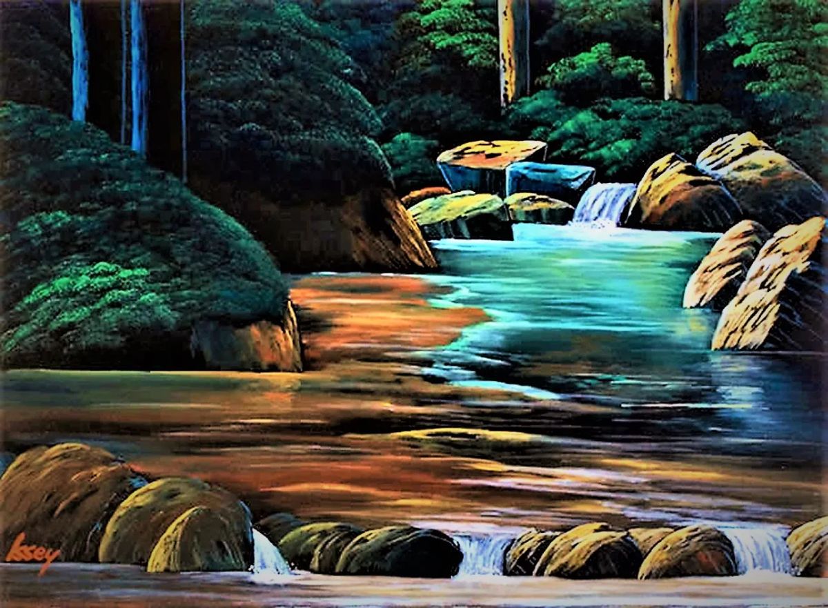 渓流風景112 — Artmeter™