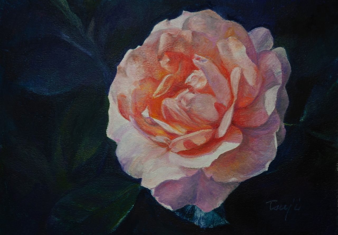アゴタ ヴァルガ AGOTA VARGA 絵画 薔薇 バラ 花 パステル画 薔薇ⅠⅤ — Artmeter™
