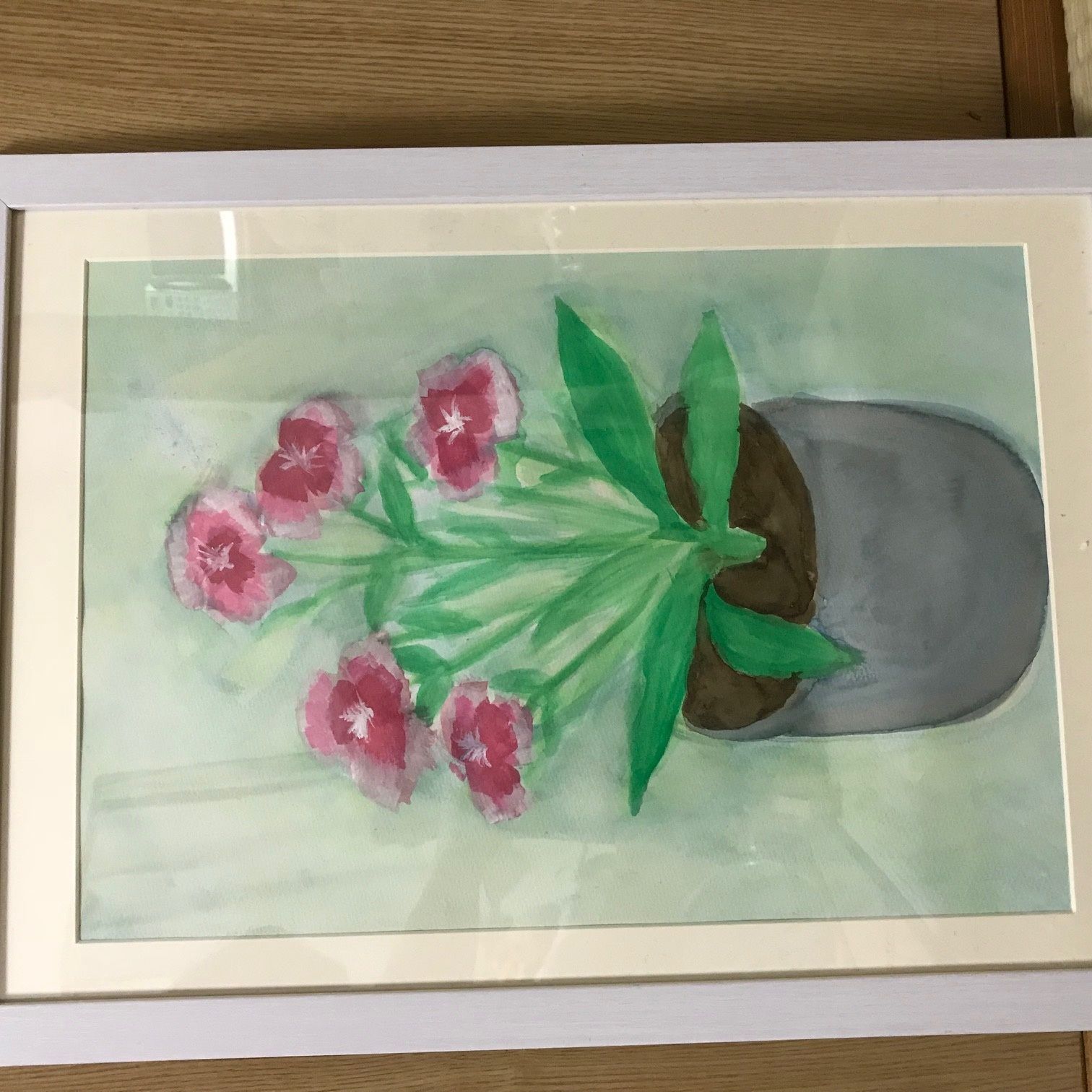 手作り額付作品 「なでしこニャンコ」 なでしこ — Artmeter™